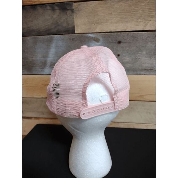 John Deere Pink Snapback Trucker's Cap Hat - Picture 2 of 4